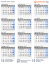 Kalender 2007 mit Ferien und Feiertagen Sudan