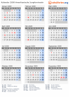Kalender 2009 mit Ferien und Feiertagen Amerikanische Jungferninseln