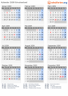 Kalender 2009 mit Ferien und Feiertagen Griechenland