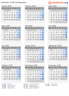 Kalender 2009 mit Ferien und Feiertagen Madagaskar