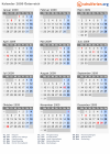Kalender 2009 mit Ferien und Feiertagen Österreich
