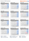Kalender 2009 mit Ferien und Feiertagen Rumänien