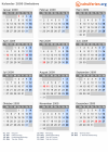 Kalender 2009 mit Ferien und Feiertagen Simbabwe