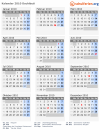 Kalender 2010 mit Ferien und Feiertagen Dschibuti