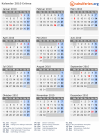 Kalender 2010 mit Ferien und Feiertagen Eritrea