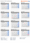 Kalender 2010 mit Ferien und Feiertagen Liechtenstein