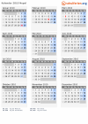 Kalender 2010 mit Ferien und Feiertagen Nepal