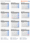 Kalender 2010 mit Ferien und Feiertagen Rumänien