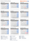 Kalender 2010 mit Ferien und Feiertagen San Marino