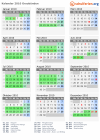 Kalender 2010 mit Ferien und Feiertagen Graubünden