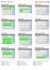 Kalender 2010 mit Ferien und Feiertagen Uri