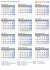 Kalender 2010 mit Ferien und Feiertagen Vatikanstadt