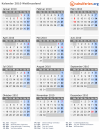 Kalender 2010 mit Ferien und Feiertagen Weißrussland