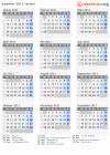Kalender 2011 mit Ferien und Feiertagen Tschad