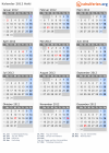 Kalender 2012 mit Ferien und Feiertagen Haiti