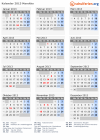 Kalender 2013 mit Ferien und Feiertagen Marokko