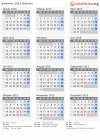 Kalender 2015 mit Ferien und Feiertagen Bahrain