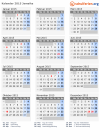 Kalender 2015 mit Ferien und Feiertagen Jamaika