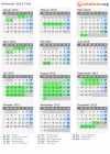 Kalender 2015 mit Ferien und Feiertagen Tirol