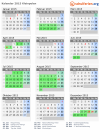 Kalender 2015 mit Ferien und Feiertagen Kleinpolen