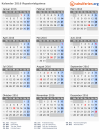 Kalender 2016 mit Ferien und Feiertagen Äquatorialguinea