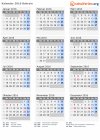Kalender 2016 mit Ferien und Feiertagen Bahrain