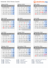 Kalender 2016 mit Ferien und Feiertagen Färöer Inseln
