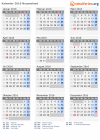 Kalender 2016 mit Ferien und Feiertagen Neuseeland
