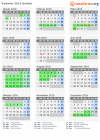 Kalender 2016 mit Ferien und Feiertagen Østfold