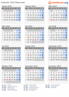 Kalender 2016 mit Ferien und Feiertagen Österreich