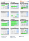 Kalender 2016 mit Ferien und Feiertagen Oberösterreich