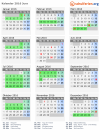 Kalender 2016 mit Ferien und Feiertagen Jura
