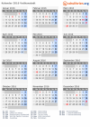 Kalender 2016 mit Ferien und Feiertagen Vatikanstadt