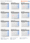 Kalender 2016 mit Ferien und Feiertagen Weißrussland