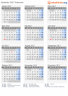 Kalender 2017 mit Ferien und Feiertagen Komoren