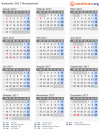 Kalender 2017 mit Ferien und Feiertagen Neuseeland