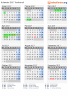Kalender 2017 mit Ferien und Feiertagen Buskerud