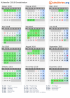 Kalender 2018 mit Ferien und Feiertagen Graubünden