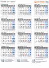Kalender 2018 mit Ferien und Feiertagen Sudan