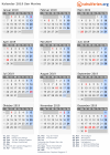 Kalender 2019 mit Ferien und Feiertagen San Marino