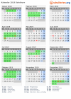Kalender 2019 mit Ferien und Feiertagen Solothurn