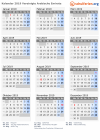 Kalender 2019 mit Ferien und Feiertagen Vereinigte Arabische Emirate