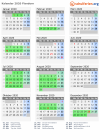 Kalender 2020 mit Ferien und Feiertagen Flandern