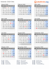 Kalender 2020 mit Ferien und Feiertagen Chile