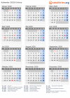 Kalender 2020 mit Ferien und Feiertagen Eritrea