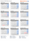 Kalender 2020 mit Ferien und Feiertagen Färöer Inseln