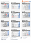 Kalender 2020 mit Ferien und Feiertagen Haiti