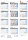 Kalender 2020 mit Ferien und Feiertagen Kanada