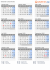 Kalender 2020 mit Ferien und Feiertagen Kenia