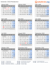 Kalender 2020 mit Ferien und Feiertagen Moldawien